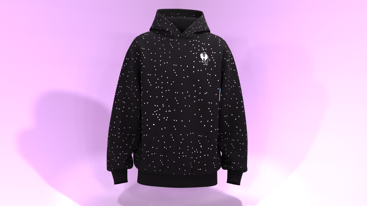 Rhinestone Angel hoodishhwrld hoodie