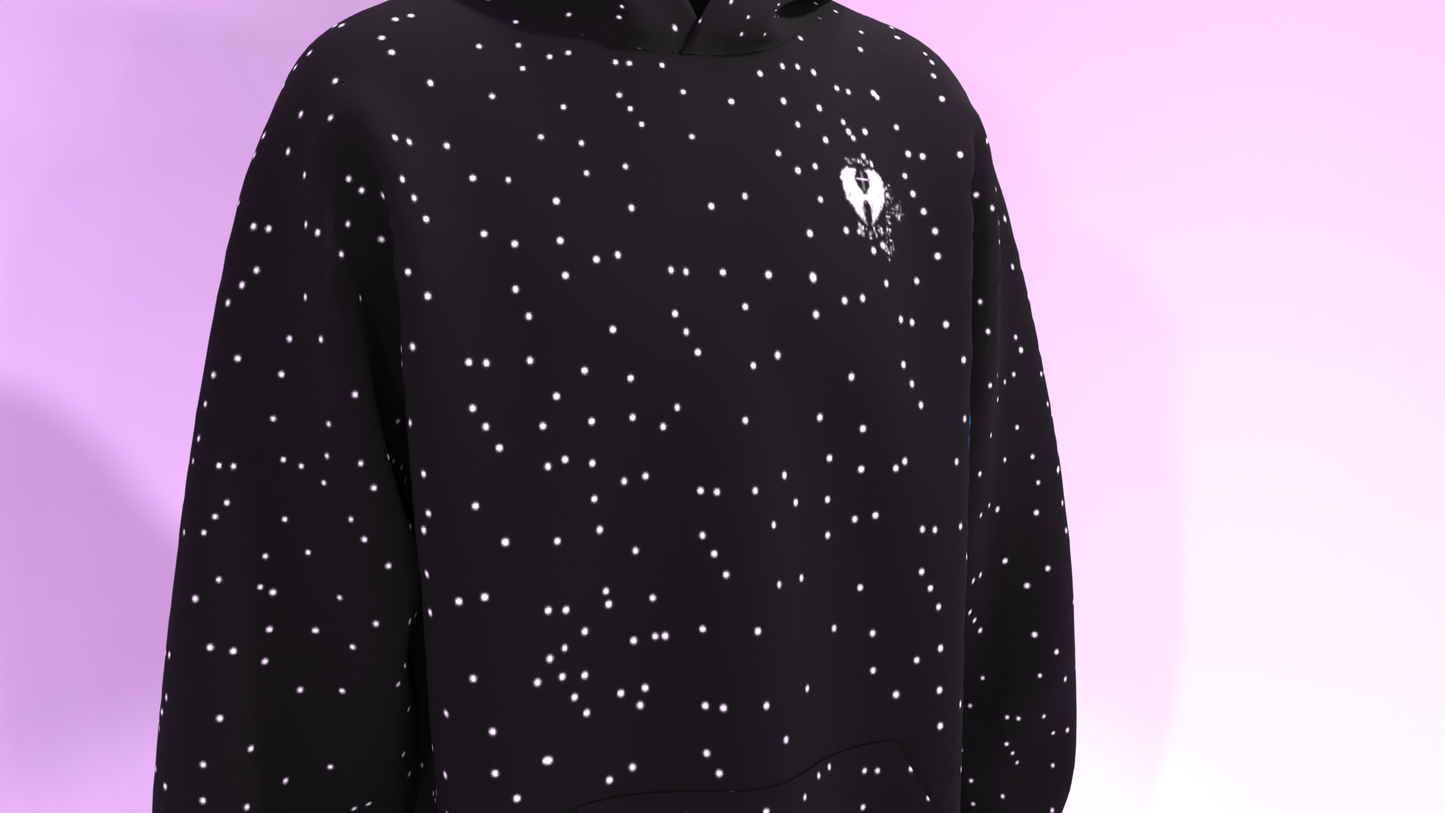 Rhinestone Angel hoodishhwrld hoodie